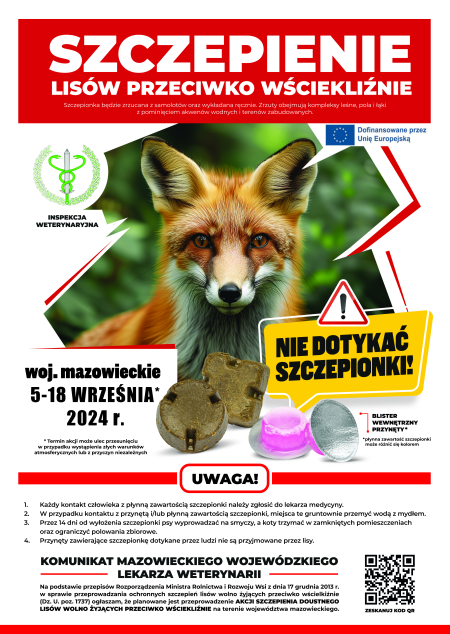 szczepienia lisow plakat a3 5 18 WRZESNIA druk UNIA21